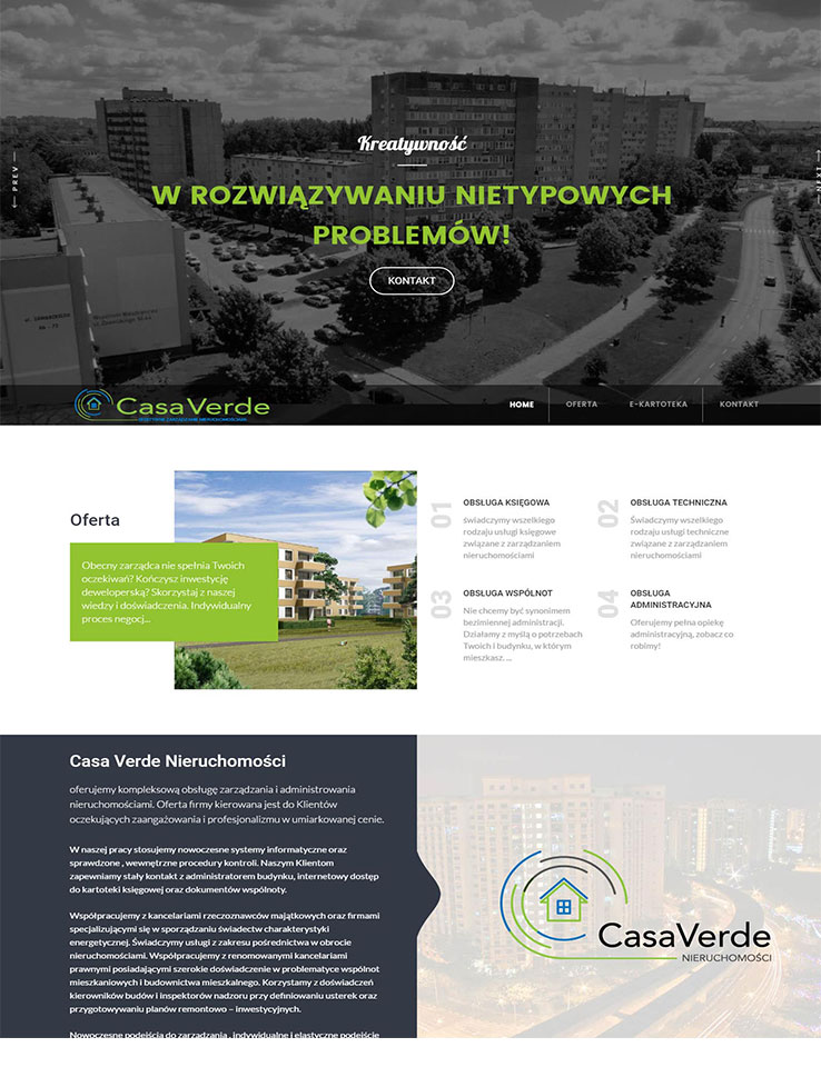 Nieruchomości, Responsywne strony internetowe, Tworzenie stron Poznań